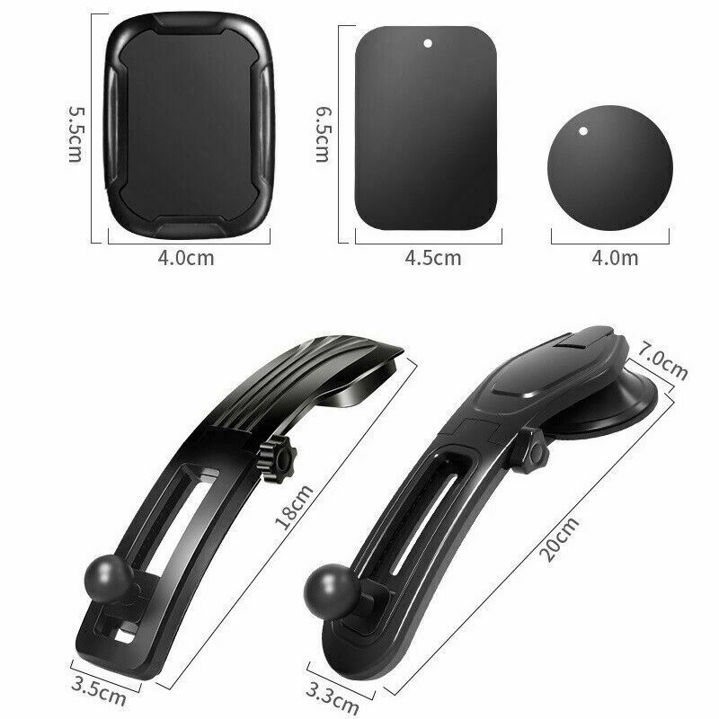 360 Rotatable Phone Mount Holder Car Dashboard Gravity Adjustable GPS
