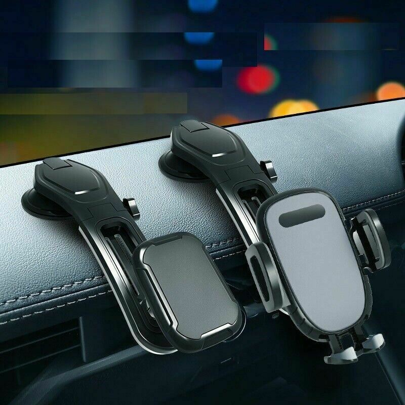 360 Rotatable Phone Mount Holder Car Dashboard Gravity Adjustable GPS