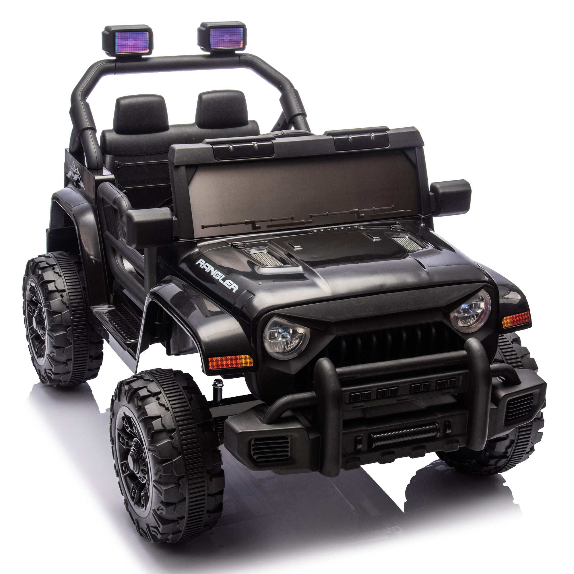 12V Kids Ride On Electric Car W Parents Control,Dual Drive, Four-wheel