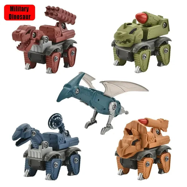 5 Pack Dinosaur Toys For Kids Age 3, Take Part Toys Dinosaur Building