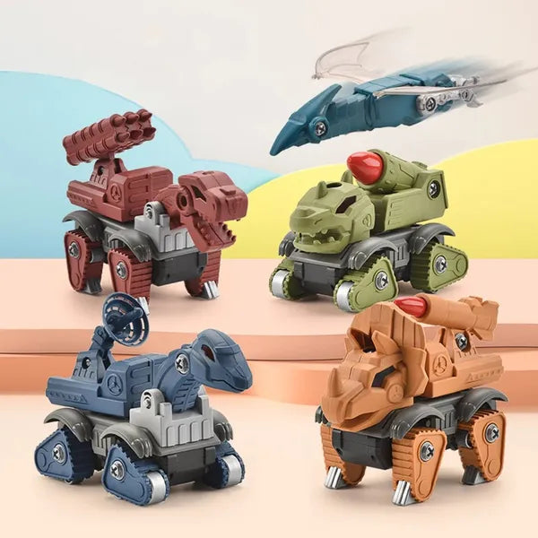5 Pack Dinosaur Toys For Kids Age 3, Take Part Toys Dinosaur Building