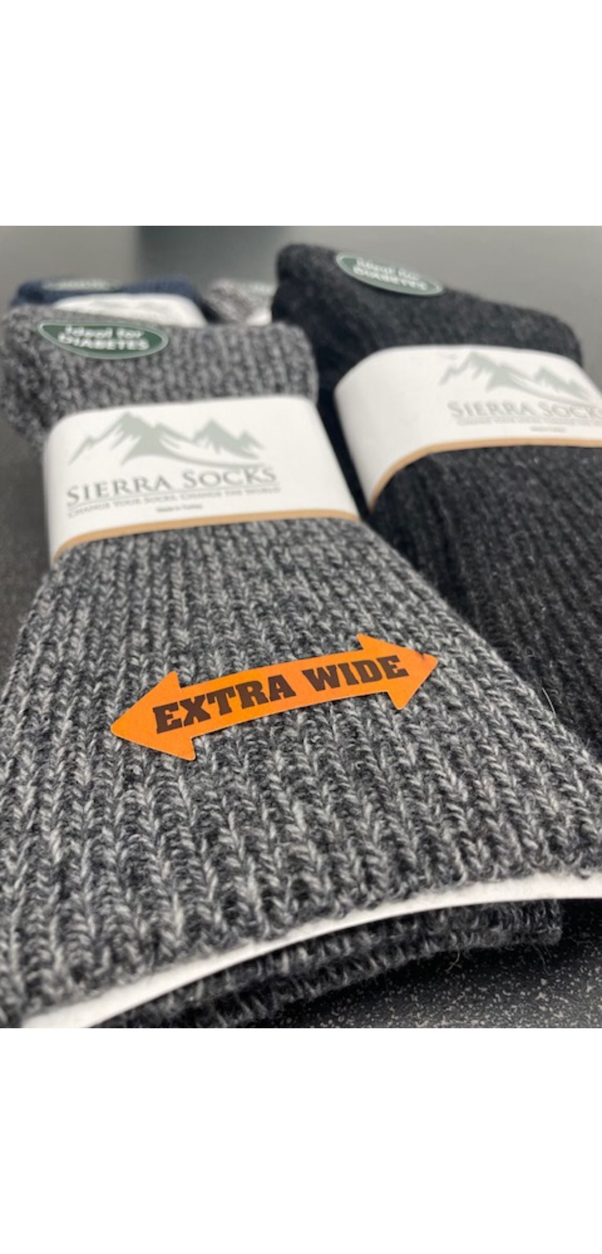 Women's Socks for Hiking with Extra Wide Calf - Great for the Outdoors