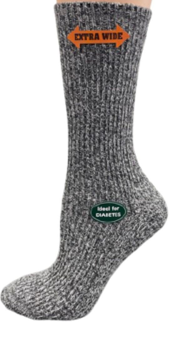 Women's Socks for Hiking with Extra Wide Calf - Great for the Outdoors