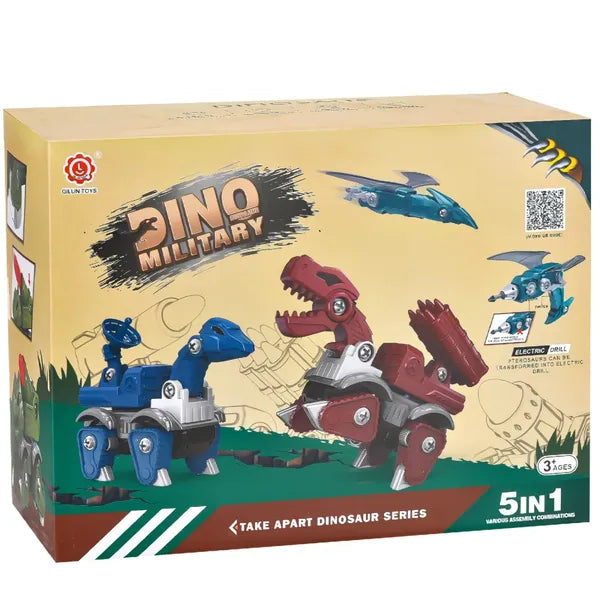 5 Pack Dinosaur Toys For Kids Age 3, Take Part Toys Dinosaur Building