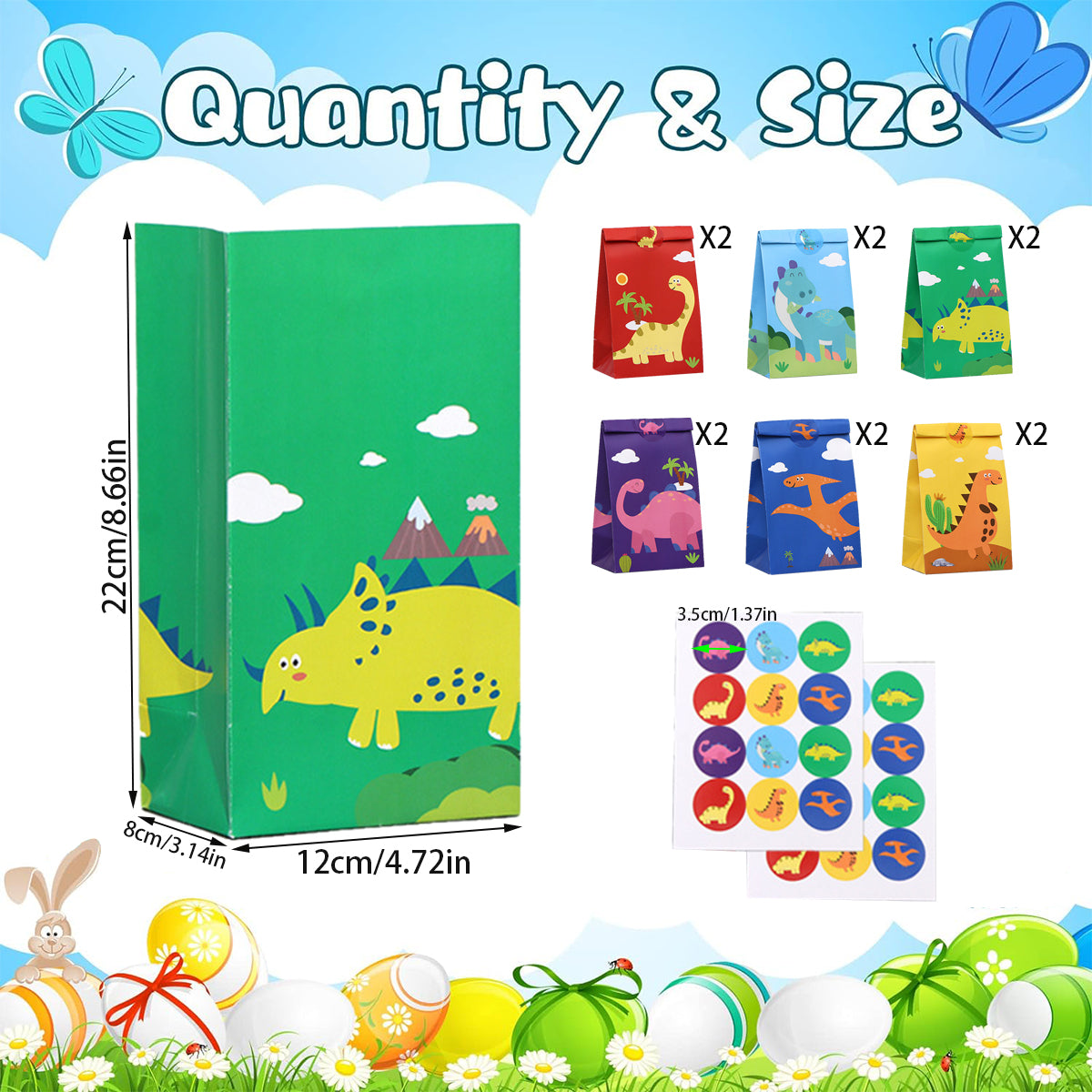 12 Christmas Gift Bags