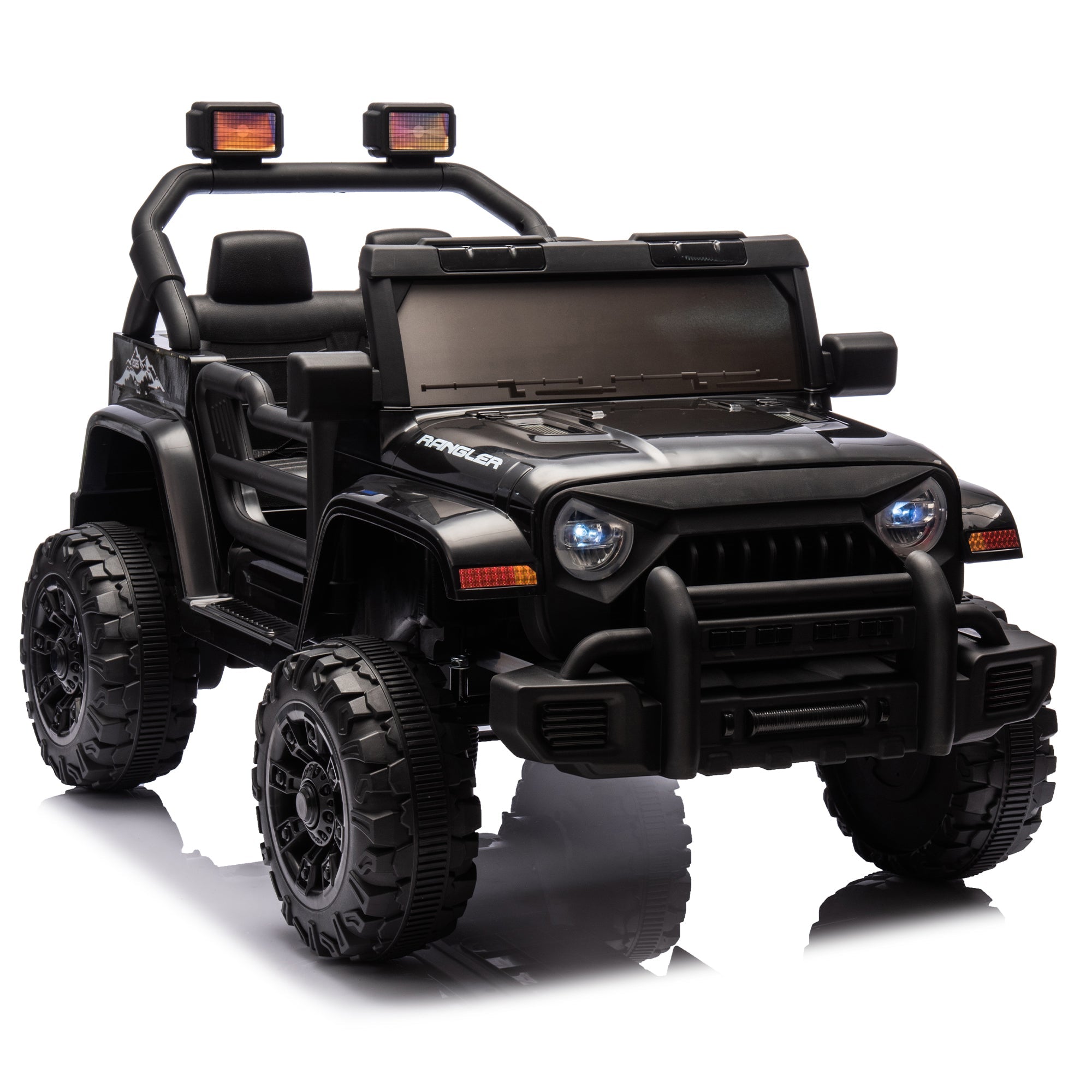 12V Kids Ride On Electric Car W Parents Control,Dual Drive, Four-wheel