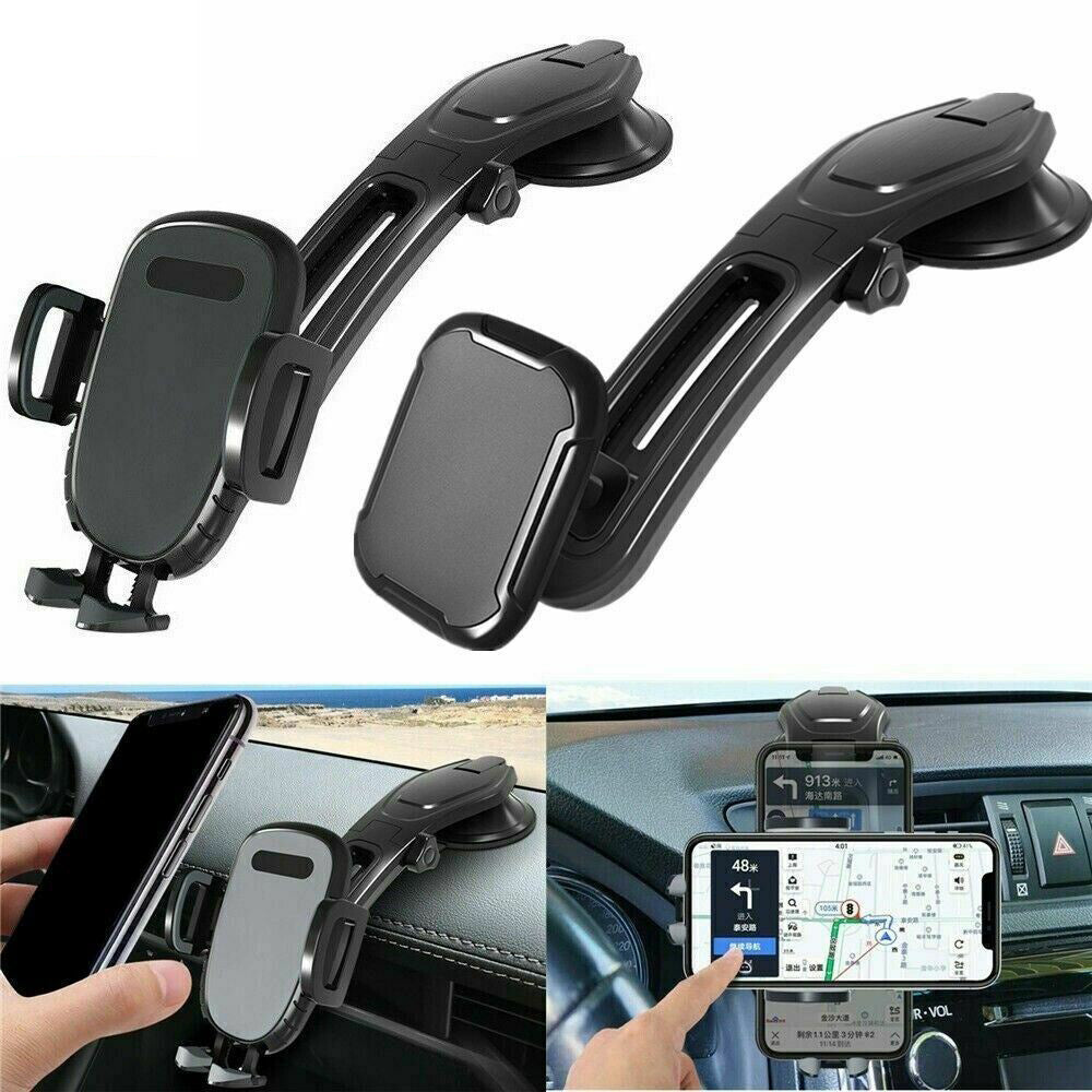360 Rotatable Phone Mount Holder Car Dashboard Gravity Adjustable GPS